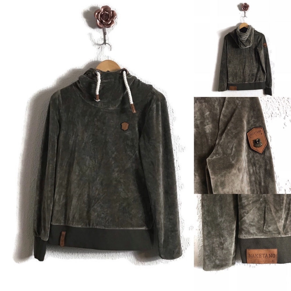 Naketano Olive Green Hoodie